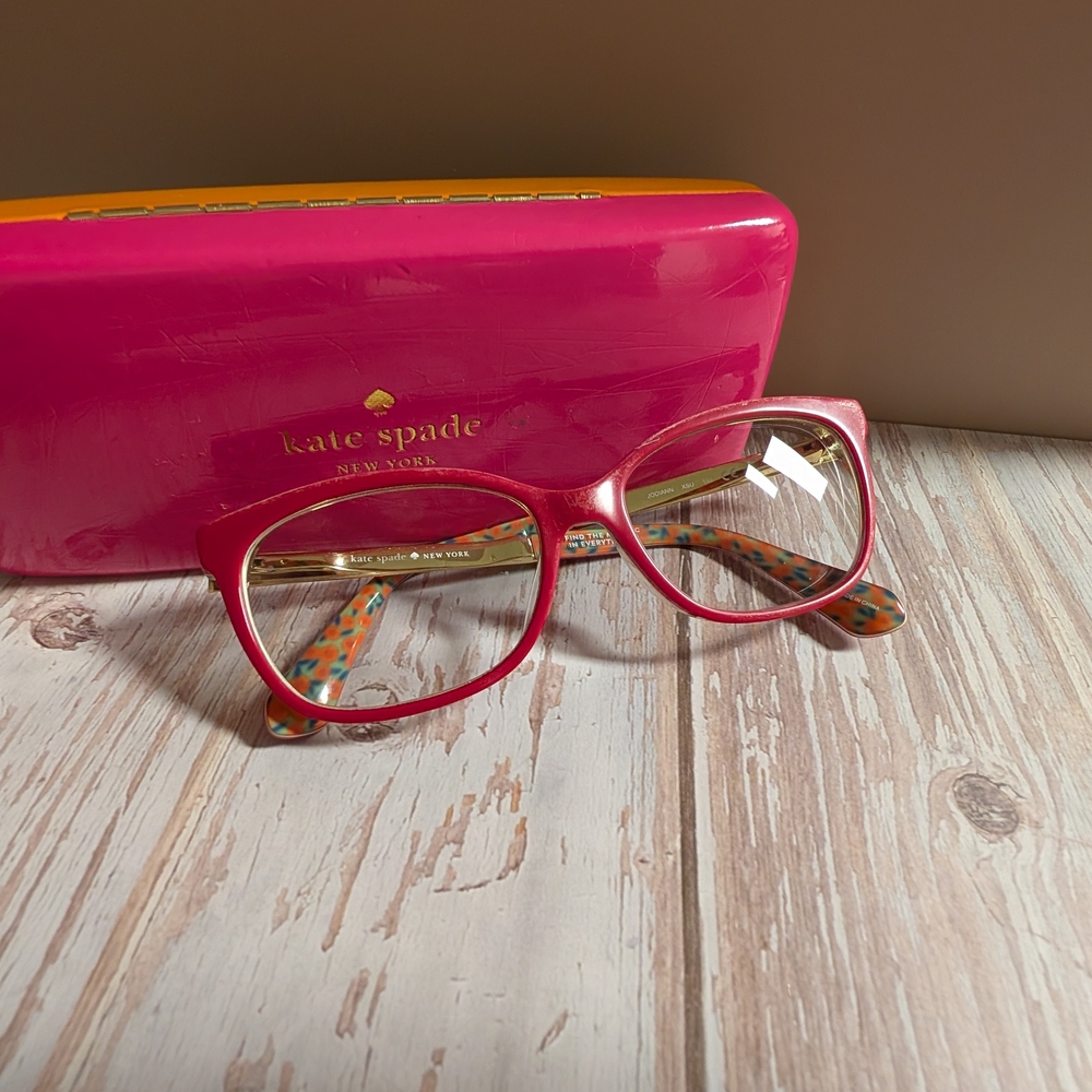 Kate Spade Jodiann Pink Glasses with Case